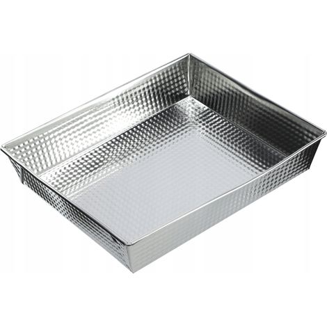 KADAX rechteckige Backform, 30.5x25.5 cm, Silber