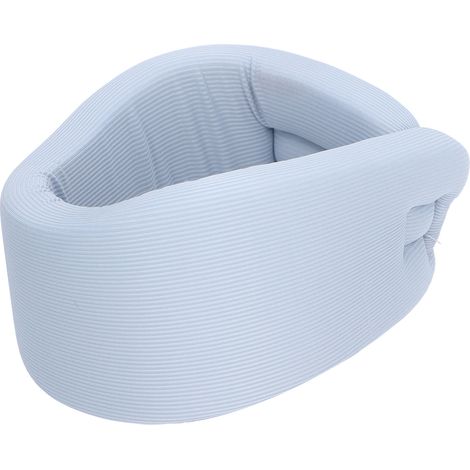 Collier cervical de soutien et de soulagement de la pression, lavable, en mousse douce et ajustable, pour dormir et travailler. Taille M. (1/5)
