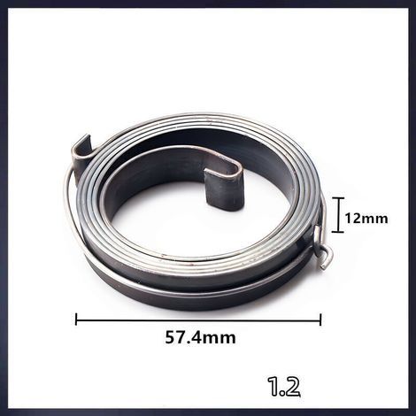 Ressort de lanceur pour tronçonneuse 5200 5800 52cc 58cc, pièces détachées 12mm