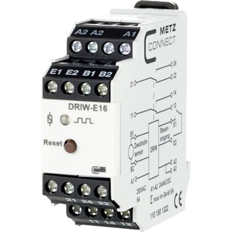 Relé de vigilancia Metz Connect dos conmutadores 24V