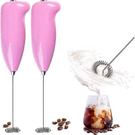 Batteur à café - Batteur électrique portable en acier inoxydable 304 - Pour mousse de lait, œufs, sauces - Sans fil - 1 pièce (1/5)