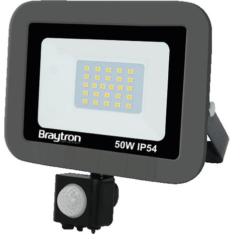 Projecteur LED 50W IP54 6500K avec détecteur (1/5)