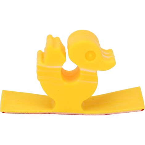 Organiseur de câbles jaune en forme de canard pour salon de beauté, enrouleur de fils mignons pour appareils électroménagers, range-cordons décoratif pour maison (1/5)