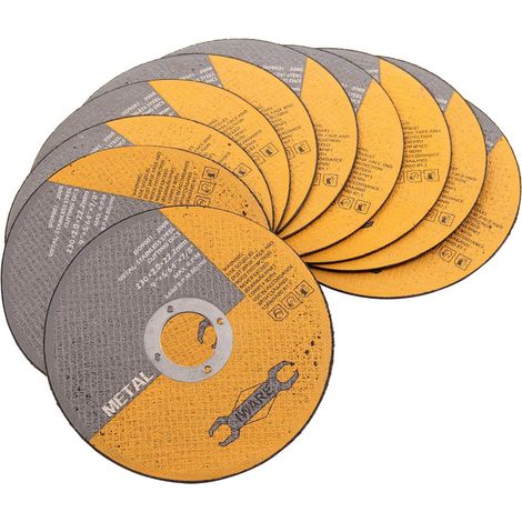 10Pcs Cutting Discs 9 Inch 230mm x 2mm x 22.2mm Metal Cut Off Wheels Stainless Steel Thin Cutting Discs for Angle Grinders (1/5)