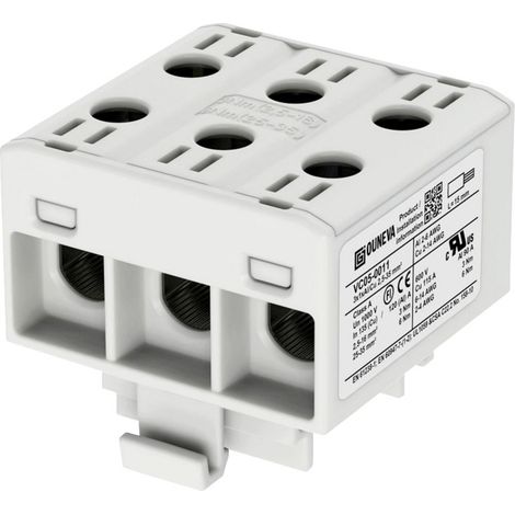 Ouneva Group VC05-0011 Verteilerblock Schrauben Grau 1 St.