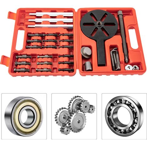 18x Bearing Disassembly Puller Inner Hole Puller Removal Tool Bearing Puller Set (1/5)