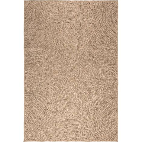 Alfombra ZIZUR apariencia de yute interior y exterior 200x290cm vidaXL