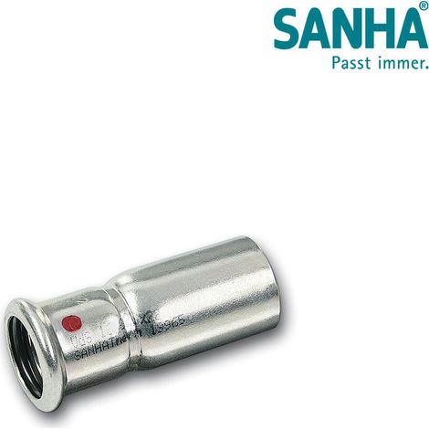 Racord reducción Sanha SANHA THERM acero 76.1 66.7 mm
