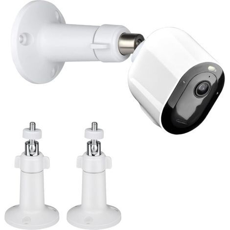 Supports muraux pour caméra de sécurité Arlo Pro, Arlo Pro 2/3/4, Arlo Ultra/Ultra 2, Arlo Go/Go 2, Arlo Essential Spot, Ring Stick Up,Eufycam 2/2C Support de Fixation réglable de sécurité (1/4)