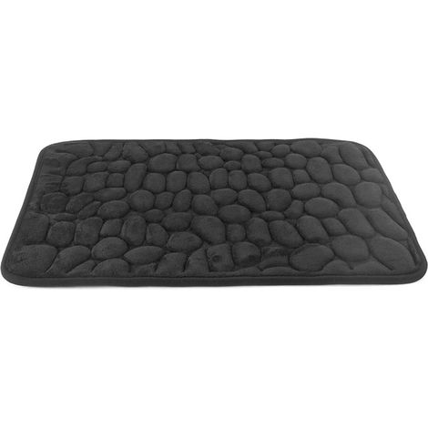 Tappeto da bagno Aga 40x60 cm Nero