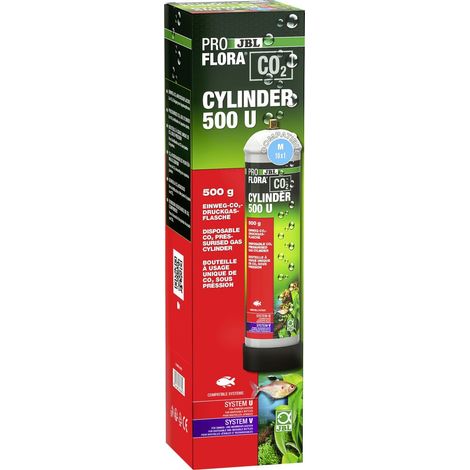 JBL Proflora CO2 Einwegflasche Cylinder 500 U befüllt mit 500 g CO2