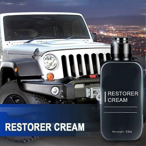 Auto-Leder- und Kunststoff-Aufbereitungspaste, Polierpaste für Kunststoff- und Lederoberflächen und Kratzerentferner