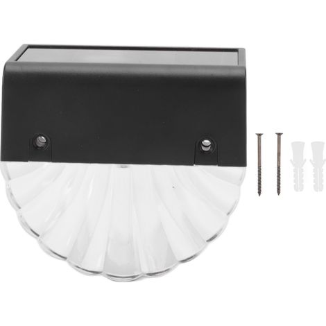 Applique Murale Solaire LED RGB Étanche IP65 Coquille ABS 9x8x6cm Design Élégant pour Jardin Cour Balcon (1/5)