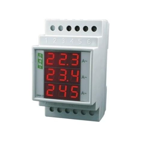 ff DMA-3 amperemètre numérique mesure courant triphasé