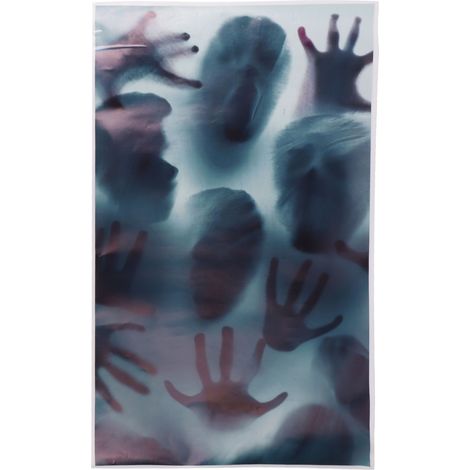 Autocollant Halloween Effrayant pour Fenêtre - Décoration PVC Grande Taille pour Vitres (1/5)