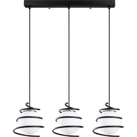 Plafonnier modèle 6 à 3 lumières réglable en hauteur (1/5)