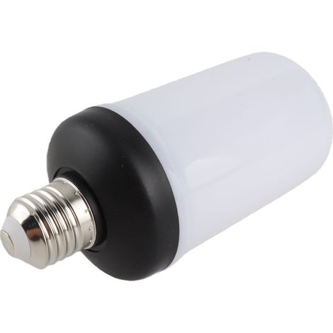 Ortviai Ampoule LED effet flamme E26 4 modes (flamme, respiration, fixe, capteur gravité) lumière chaude 85-265 V