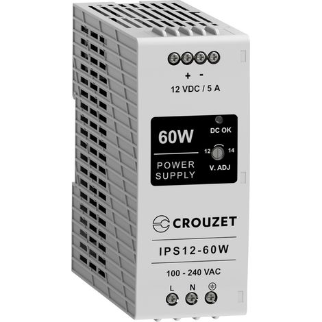 Crouzet 89452061 Industrienetzteil  12 V 5 A 60 W   Inhalt 1 St.