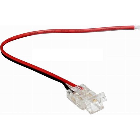 Connecteur pour rubans LED COB mono de 8 mm avec câble (1/3)