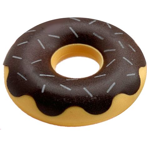 Jouet à mâcher en forme de beignet pour chien, dentition en forme de sécurité pour chiots de petite et moyenne taille, chocolat (1/5)