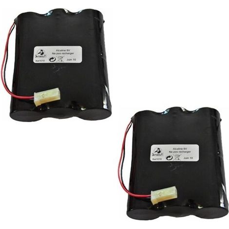 Duracell 2 batterie antifurto power pack Silentron 9 V 12 Ah 861010 861093
