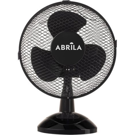 Ventilador de sobremesa "Pizarro Pequeño" regulable oscilante y fijo (25W motor AC 2 velocidades) color negro (1/2)