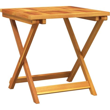 Gartentisch Klappbar 50x50x50 cm Massivholz Akazie vidaXL