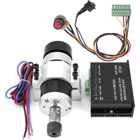 Brushless spindle motor driver, high-speed air-cooled ER16 500W for engraving machine (1/5)
