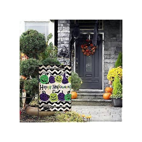 Neue Halloween-Gartenflagge, Hofflagge, Kürbisflagge, Veranda-Layout, Horror-Atmosphäre-Dekorationsflagge (HYQ5-42)