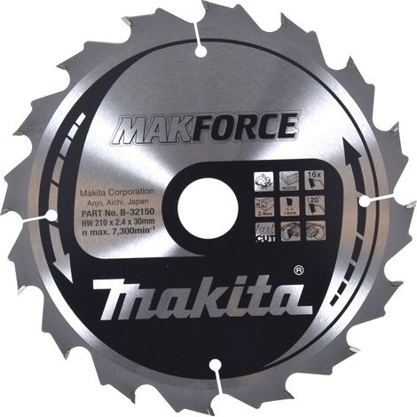 MAKITA B-32150 HM 210/30/16D Rondelle Standard