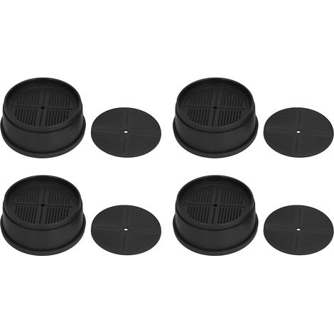Patins de protection antidérapants ronds pour pieds de meubles, roulettes de réfrigérateur, lit, chaise, table basse (1/5)