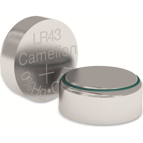 Camelion AG12/LR43/LR1142/386 Pile bouton alcaline 2 pièces. (1/3)