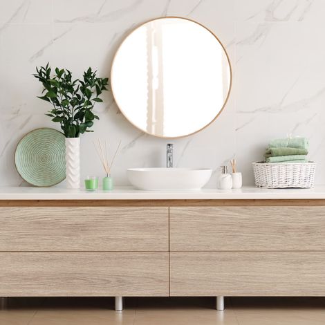 Rouleau revêtement adhésif vinyle au mètre - Sticker lavable Cuisine Meuble Armoire Porte - BOIS D'ARDENNE - 60x200cm (1/5)