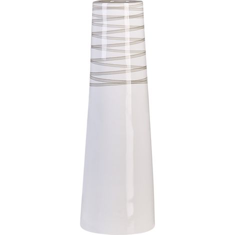 Jarrón florero decorativo terracota blanca elegante moderno Tarragona