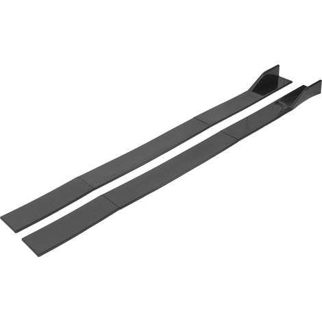 Seitenschweller im Carbon-Look, 6-teilig, universelle Seitenschwellerverlängerungen, 2,2 m/86,6 Zoll Seitenspoiler, Autozubehör für Schutz und Stil. (1/5)