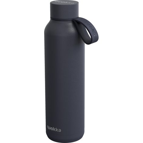 Quokka SOLID CON SUPPORTO SLATE  TERMO BOTTIGLIA IN ACCIAIO INOX CON SUPPORTO 630 ML (1/4)