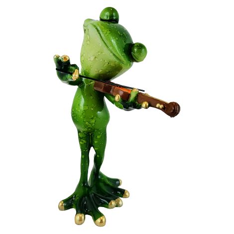 Froschfigur mit Geige (1/5)