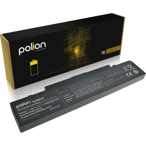 Batteria per laptop SAMSUNG AA-PB9NC6B con celle LG, 6400 mAh