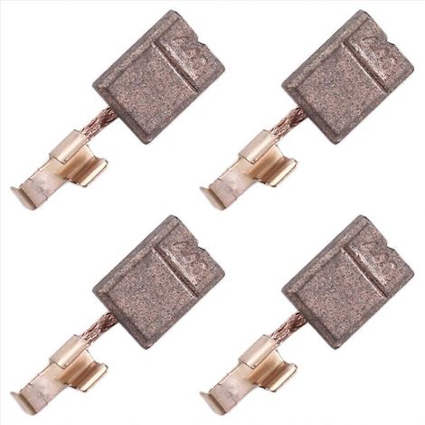 4 balais de charbon pour perceuse à percussion électrique DTD146 (1/5)