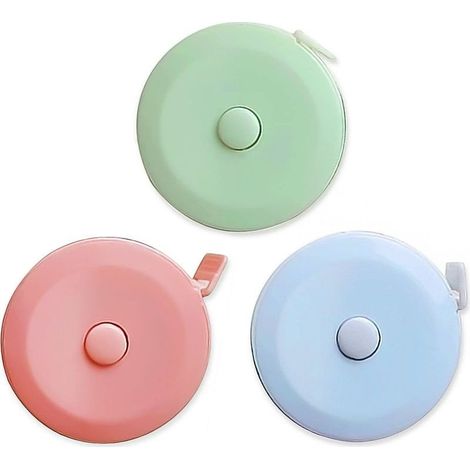 Mètre ruban à mesurer télescopique en 3 pièces avec double échelle pour mesurer la longueur, la ligne, la poitrine, la taille, la jambe et d'autres machines de coupe portables multifonctions (1/5)