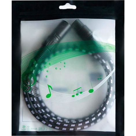 Câble Microphone XLR Mâle à Femelle Flexible et Antistatique pour Studio et Scène (1/5)