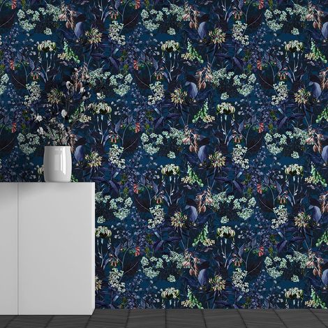 Papier peint panoramique - Motif Fleurs - 130 cm x 81 cm (1/3)