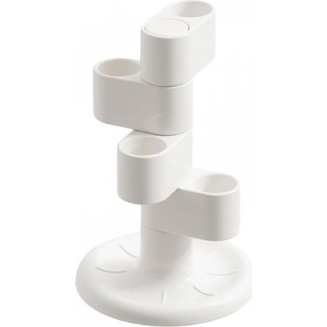 Porte-brosse à dents de salle de bain, brosse à dents manuelle et brosse à dents pour enfants, boîte de rangement rotative à 360° (1/5)