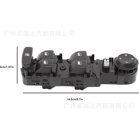 The reference 6554.HQ is convenient for the power switch command interrupters of the Citroën C5 models from 2002 to 2008. (1/4)
