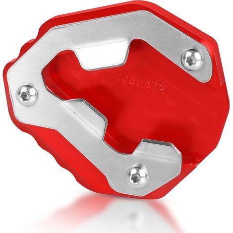(Rouge) Compatible avec Tiger 1050, Tiger 1050 Sport 115NG NH01A NH01 (2016-2023, 2022) - Béquille latérale, extension et support - Maxpower (1/4)