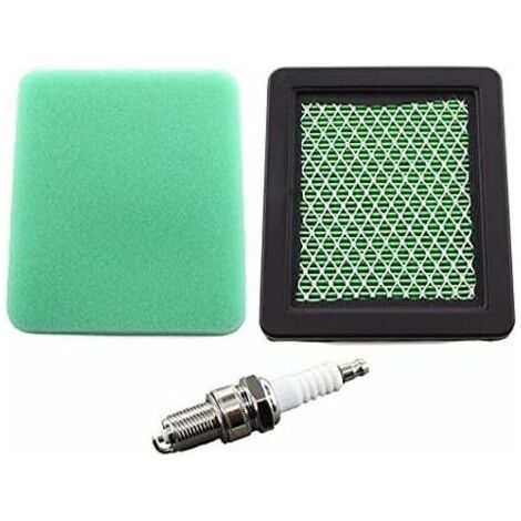 Filtre à air avec préfiltre et bougie d'allumage pour tondeuses Honda HRG415, HRG465, HRX426, HRX476, HRX537, HRB425, IZY – Remplace 17211-ZL8-023 (1/4)