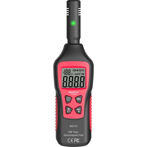 Rilevatore professionale di radiazioni elettromagnetiche, tester di protezione dalle radiazioni ad alta precisione per uso domestico, 19,2 x 5,4 x 3,5 cm (1/5)