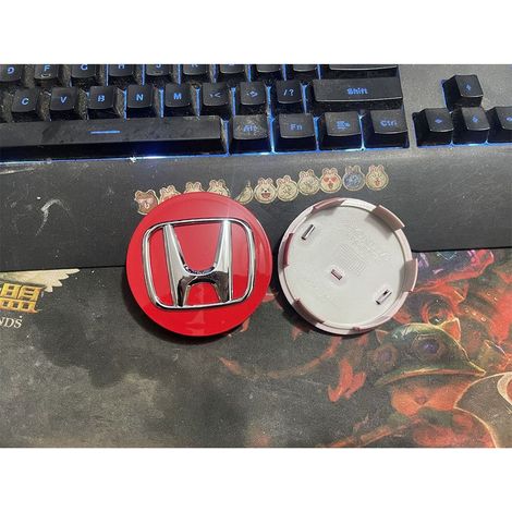 Cache-moyeu de roue 69mm compatible Honda Accord, Odyssey, CRV, Civic, URV, Crosstour, Avancier, Fit, City, Freed – Centre de jante, capuchon moyeu voiture en ABS, accessoires roue auto, lot 4 pièces