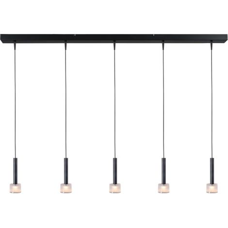 Lampe suspendue à 5 lumières Fabro LED - Huile tachetée - 2991-05-66-130-5 (1/3)