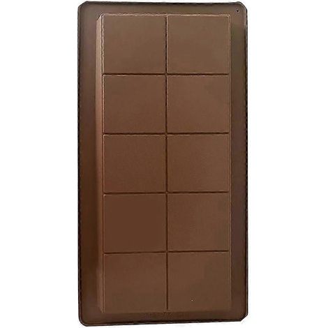 Moule à chocolat en silicone, moule à tablette de chocolat, moule en silicone, moule à chocolat, moule à tablette de chocolat noir, marron SZRH (1/5)